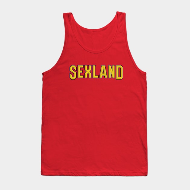 Sexland - Burgundy Tank Top by KFig21